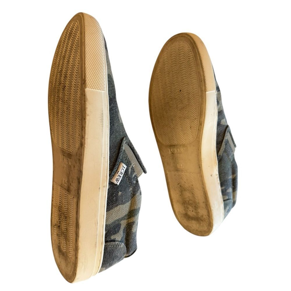 J. Crew Camo Slip-On Sneakers 8.5 - Picture 13 of 15